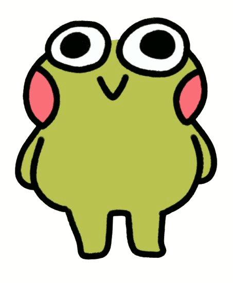 Bippy, the Study Nook frog